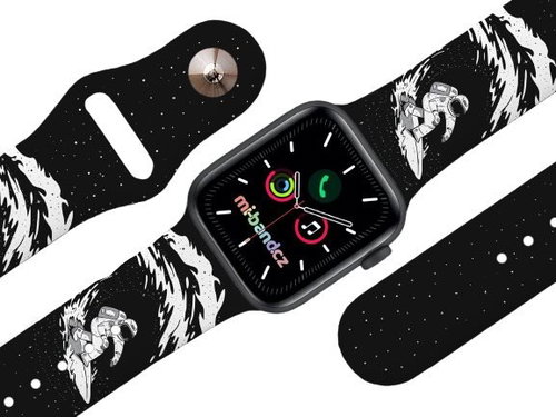 Mi-band.cz Surfing in space strap for Apple watch Size: 42/44mm - Watch Strap - Main image