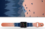 Mi-band.cz Mountain sunset strap for Apple watch Size: 42/44mm - Watch Strap