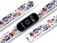 Mi-band.cz Indian pattern replacement bracelet for Mi band 3/4/5/6 Color: Black, For Device - Watch Strap