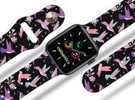 Mi-band.cz Hummingbird strap for Apple watch Color: Black, Size: 38/40mm MIBANDCZX02862 - Watch Strap