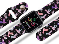 Mi-band.cz Hummingbird strap for Apple watch Color: Black, Size: 42/44mm MIBANDCZX02864 - Watch Strap