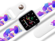 Mi-band.cz Sponges strap for Apple watch Color: White, Size: 42/44mm MIBANDCZX02861 - Watch Strap
