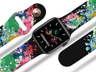Mi-band.cz Deer in abstraction strap for Apple watch Color: Black, Size: 42/44mm MIBANDCZX02859 - Watch Strap