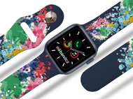 Mi-band.cz Deer in abstraction strap for Apple watch Color: Blue, Size: 38/40mm MIBANDCZX02857 - Watch Strap