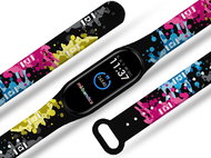 Mi-band.cz Color splash replacement wristband for Mi band 3/4/5/6 Pro Device: Xiaomi Mi band 5 MIBAN - Watch Strap