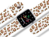 Mi-band.cz pink cheetah strap for Apple watch Size: 42/44mm - Watch Strap