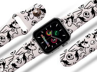 Mi-band.cz Unicorn black strap for Apple watch Color: White, Size: 38/40mm MIBANDCZX02863 - Watch Strap