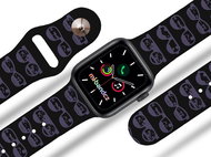 Mi-band.cz Glasses strap for Apple watch Size: 38/40mm, strap colour: black - Watch Strap