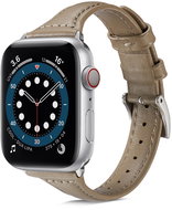 Thin Leather Strap for Apple Watch 38/40 and 42/44mm Color: 6, Size: 38/40mm - Watch Strap