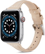 Thin Leather Strap for Apple Watch 38/40 and 42/44mm Color: 7, Size: 38/40mm - Watch Strap