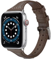 Thin Leather Strap for Apple Watch 38/40 and 42/44mm Color: 10, Size: 38/40mm - Watch Strap