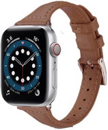 Thin Leather Strap for Apple Watch 38/40 and 42/44mm Color: 12, Size: 38/40mm - Watch Strap