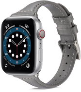 Thin Leather Strap for Apple Watch 38/40 and 42/44mm Color: 8, Size: 42/44mm - Watch Strap