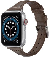 Thin Leather Strap for Apple Watch 38/40 and 42/44mm Color: 10, Size: 42/44mm - Watch Strap