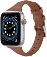 Thin Leather Strap for Apple Watch 38/40 and 42/44mm Color: 12, Size: 42/44mm - Watch Strap