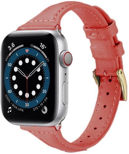 Thin Leather Strap for Apple Watch 38/40 and 42/44mm Size: 38/40, Type: 14 - Watch Strap - Main image