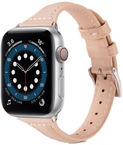 Thin Leather Strap for Apple Watch 38/40 and 42/44mm Size: 42/44, Type: 16 - Watch Strap - Main image