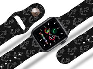 Mi-band.cz Anchor strap for Apple watch Color: Black, Size: 42/44mm MIBANDCZX02859 - Watch Strap