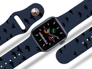 Mi-band.cz Birds strap for Apple watch Color: Blue, Size: 38/40mm MIBANDCZX02857 - Watch Strap