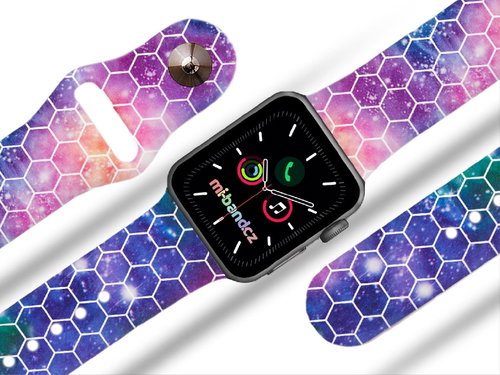 Mi-band.cz hexagon strap for Apple Watch Size: L, Size: 38/40mm - Watch Strap - Main image