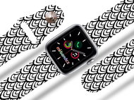 Mi-band.cz Fish Scales Strap for Apple watch Color: White, Size: 38/40mm MIBANDCZX02858 - Watch Strap