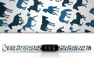 Mi-band.cz Horses in blue replacement bracelet for Mi band 3/4/5/6 Color variant: White, For Device: - Watch Strap