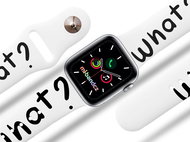 Mi-band.cz WHAT? strap for Apple watch Size: 38/40mm - Watch Strap