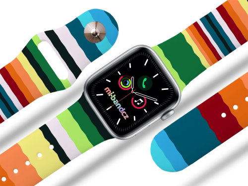 Mi-band.cz Retro stripes strap for Apple watch Size: 42/44mm - Watch Strap - Main image