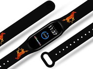 Mi-band.cz Fire Horse replacement bracelet for Mi band 3/4/5/6 Color: Black, For Device: Xi - Watch Strap