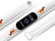 Mi-band.cz Fire Horse replacement bracelet for Mi band 3/4/5/6 Color: Black, For Device: Xi - Watch Strap