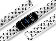 Mi-band.cz Koníci replacement bracelet for Mi band 3/4/5/6 Color: White, For Device: Xiaomi - Watch Strap