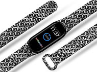Mi-band.cz Fish scales bracelet for Mi band 3/4/5/6 Color variant: White, For Device: Xiaomi Mi b - Watch Strap