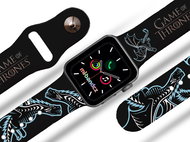 Mi-band.cz GOT 10 - Ice Viserion strap for Apple watch Size: 42/44mm - Watch Strap