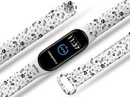 Mi-band.cz hp 7 - Harry Potter charms replacement bracelet for Mi band 2/3/4/5/6 Color: Black - Watch Strap