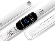 Mi-band.cz hp 9 - Dumbledore's Army replacement bracelet for Mi band 2/3/4/5/6 Color: White, P - Watch Strap