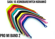 Mi-band.cz SET : 10 Solid Color Wristbands for Mi band 2 - Watch Strap
