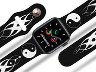 Mi-band.cz Jin Jang strap for Apple watch Size: 38/40mm, strap colour: black - Watch Strap