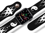 Mi-band.cz Jin Jang strap for Apple watch Size: 42/44mm, strap colour: black - Watch Strap