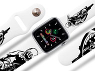 Mi-band.cz MTB downhill strap for Apple watch Size: 42/44mm, strap colour: white - Watch Strap