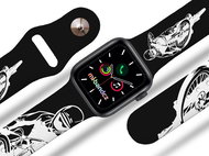 Mi-band.cz MTB downhill strap for Apple watch Size: 38/40mm, strap colour: black - Watch Strap
