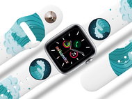Mi-band.cz Water strap for Apple watch Color: White, Size: 38/40mm MIBANDCZX02858 - Watch Strap