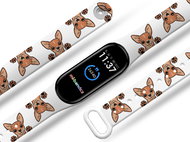 Mi-band.cz Chihuahua bracelet for Mi band 3/4/5/6 Pro Device: Xiaomi Mi band 3/4 MIBANDCZX02588 - Watch Strap