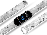 Mi-band.cz White marble replacement bracelet for Mi band 3/4/5/6 Pro Device: Xiaomi Mi band 5 MIBAND - Watch Strap
