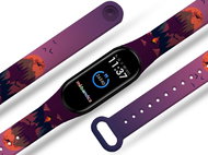 Mi-band.cz Full moon in the mountains replacement bracelet for Mi band 3/4/5/6 Pro Device: Xiaomi Mi - Watch Strap