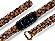 Sunflower Bracelet for Mi band 3/4/5/6 Color: Black, For Device: Xiaomi Mi band 3/4 MIB - Watch Strap