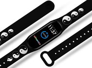 Mi-band.cz Jin Jang replacement bracelet for Mi band 3/4/5/6 Color: Black, For Device: Xiao - Watch Strap