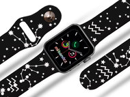 Mi-band.cz Zodiac sign 2 strap for Apple watch 42/44 Size: 42/44mm, sign: aquarius - Watch Strap