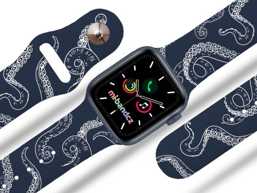 Mi-band.cz Octopus strap for Apple watch Size: 42/44mm, strap colour: blue - Watch Strap - Main image