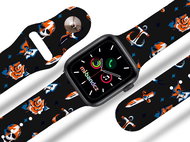 Mi-band.cz Pirates strap for Apple watch Color: Black, Size: 38/40mm MIBANDCZX02856 - Watch Strap