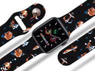 Mi-band.cz Pirates strap for Apple watch Color: Black, Size: 42/44mm MIBANDCZX02859 - Watch Strap